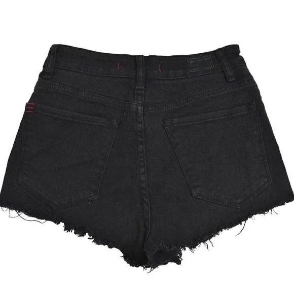Urban Outfitters BDG Jean Shorts High Rise Cheeky Fray Distressed Size 27 - Picture 6 of 11